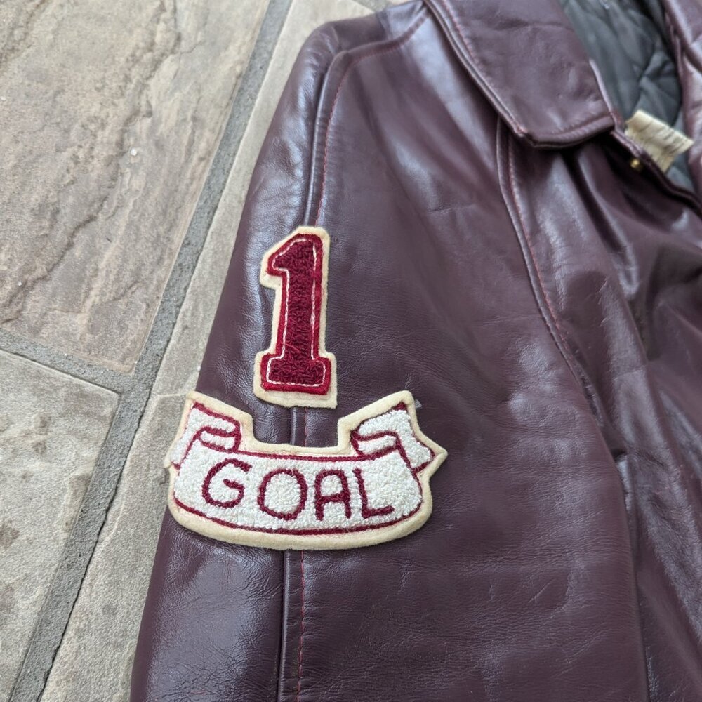 Cornwallis Cougars Hockey Jacket (Royal Canadian Navy) *Vintage* - Picture 3 of 9